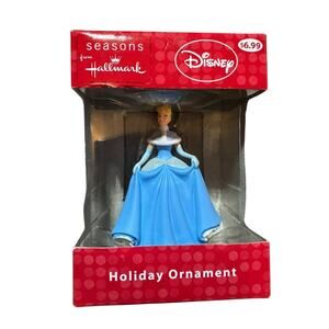 Disney Hallmark Seasons Cinderella Princess Holiday Ornament‎ RARE